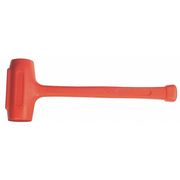 Stanley 5 lb. Soft-Face Dead Blow Sledge Hammer, 20 in L, 2 3/4 in Face Dia., Steel, Red 57-550