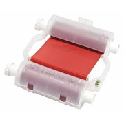 Brady Label Printer Ribbon, B30 Series, Red, 4.33 in W x 200 ft L B30-R10000-RD