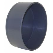 Plastic Supply End Cap, 6 in Duct Dia, Type I PVC, 2-3/4" L x PVCCA06