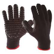 Impacto Glove, XL, Palm Type Coated, PR BLACKMAXXISO50