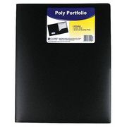 C-Line Products Portfolio 8-1/2 x 11", 2 Pocket, Black, Pk25 33951
