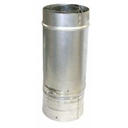 Metal Fab Waterheater Vent Pipe, 13-20In L, 3In Dia. RTG20151GY