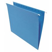 Universal One Hanging File Folders 9-3/8" x 11-3/4", Blue, Pk25 UNV14116