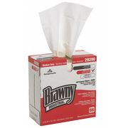 Georgia-Pacific Dry Wipe, White, Dispenser Box, Airlaid, 66 Wipes, 16 1/2 in x 9 1/4 in, 10 PK 29290/03