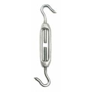 Chicago Hardware Turnbuckle, Hook & Hook, Aluminum, 3/8-16 05320 4