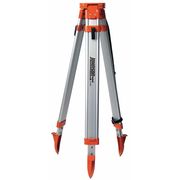 Johnson Level & Tool Tripod, 5/8-11, 48 to 60 In L, Aluminum 40-6335