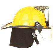 Fire-Dex Fire Helmet, Yellow, Traditional 1910H252