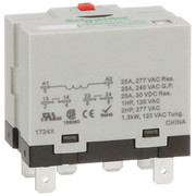 Schneider Electric Enclosed Power Relay, Socket Mounted, DPST-NO, 120V AC, 6 Pins, 2 Poles 725BXXBM4L-120A
