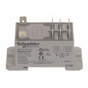 Schneider Electric Enclosed Power Relay, DIN-Rail & Surface Mounted, DPDT, 120V AC, 8 Pins, 2 Poles 92S11A22D-120A