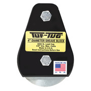 Tuf-Tug Sheave Blocks , Wire Rope , 3/8 in Max Cable Size, 3,000 lb Max Load,  TTSB3000P