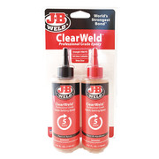 J-B Weld Instant Adhesive, ClearWeld Series, Clear, 0.7 oz, Bottle, 1:01 Mix Ratio, 1 hr Functional Cure 50240