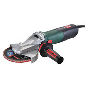 Metabo Angle Grinder, 6", Flat Head, 13.5A WEF 15-150 Quick