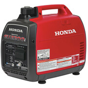 Honda Inverter Generator, Gasoline, 1800 W, 0.95 gal, Recoil Starter, 120V AC, 18.3/15 A, 57 dBA, 47 lbs EU2200ITAN