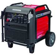 Honda Portable Generator, Gasoline, 5,500 W Rated, 7,000 W Surge, Electric, Recoil Start, 120/240V AC EU7000ISNAN