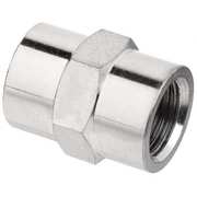 Zoro Select Coupling, Nickel-Plated Brass, 1/2 in ZUSA-PF-9014