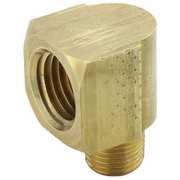 Parker 90 Extruded Street Elbow, Brass, 1/4 in 2202P-4-4