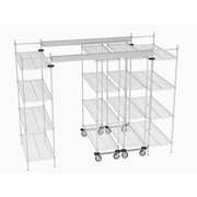 Metro Overhead Track Shelving Complete Kit TT10-E2148M1848C