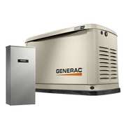 Generac Standby Generator, Natural Gas/Propane, Single Phase, 18kW, Air Cooled 7228