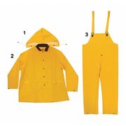 Jaydee Enguard Yellow Rainsuit, Heavy Duty, 3pc, 2XL EGRS-400 2XL