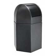 Commercial Zone Products 45 gal Trash Can, Black 73790199