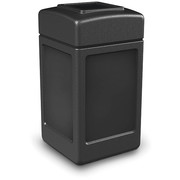 Commercial Zone Products 42 gal Square Trash Can, Black 732101