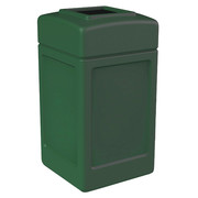 Commercial Zone Products 42 gal Square Trash Can, Green 732153
