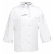 Fame Fabrics Chef Coat, 10 Button, White, C10F, L/S, LG 81984