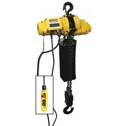 Oz Lifting Products Chain Hoist, Electric, 2000lb., 110V, 10ft., 2000 lb., 10 ft OZ2000EC