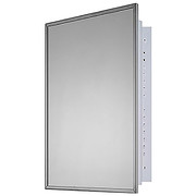 Ketcham 20" x 30" Deluxe Recessed Mounted SS Framed Medicine Cabinet 182