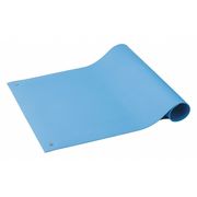 Acl Staticide ESD Mat, 0.1" x 24" x 48", Light, Blue 6212448