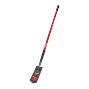 Bully Tools Trenching Shovel, 14 ga. Steel Blade, 60 in L Fiberglass Handle 92720