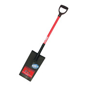 Bully Tools Spade, Edging and Planting Shovel, 12 ga. Steel Blade, Fiberglass Handle 82500