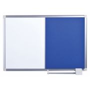 Mastervision Bulletin/Whiteboard Combination 3 ft x 4 ft, Blue XA0522830