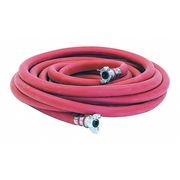 Airspade 1" x 50 ft Coupled Standard Air Hose Red HT113