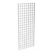 Econoco Wire Grid Panel 2 ft. x 5 ft., Chrome, 3PK P3GW25