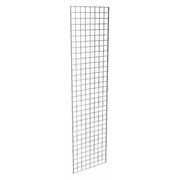 Econoco Wire Grid Panel 2 ft. x 8 ft., Chrome, 3PK P3GW28