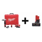 Milwaukee Tool Expansion Tool Kit, M12 ProPEX, 7-1/2" L 2432-22, 48-11-2440