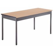 Ofm Utility Table, 23-3/4" D, 23-3/4" H, Maple, Laminate UT2460-MPL