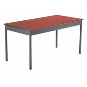 Ofm Utility Table, 60 in W, 30 in H, Cherry UT3060-CHY