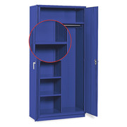Equipto Storage Cabinet Extra 24"D Half Shelf, BL 16033A-BL