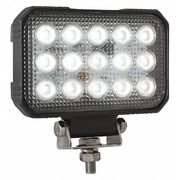 Buyers Products Ultra Bright 6 Inch Wide Rectangular Clear LED Spot Light 1492190