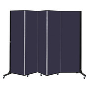 Screenflex Light Duty Room Divider, 5 Panel, 6 ft. 5" BFSL685-DV