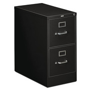 Hon 15" W 2 Drawer File Cabinet, Black, Letter HON312PP