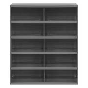 Durham Mfg Prime Cold Rolled Steel Pigeonhole Bin Unit, 12 in D x 42 in H x 33 3/4 in W, 5 Shelves, Gray 397-95