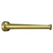 Moon American Industrial Fire Hose Nozzle, 1 In., Brass 572-1021