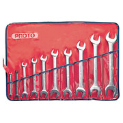 Proto Open End Wrench Set, 15Deg, 1/4-1-1/8, 10Pc J3000H