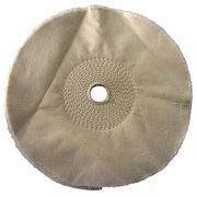 Zoro Select Buffing Wheel, Spiral Sewn, 10 In Dia. 6A827