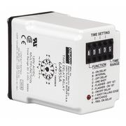 Dayton Time Delay Relay, 120VAC, 10A, DPDT 6A855