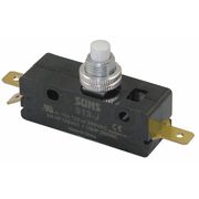 Zoro Select Industrial Snap Action Switch, Panel Mount, Plunger Actuator, SPDT, 15A @ 240V AC Contact Rating 6A887