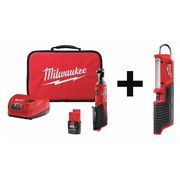 Milwaukee Tool 12V 3/8" 2457-21, 2351-20